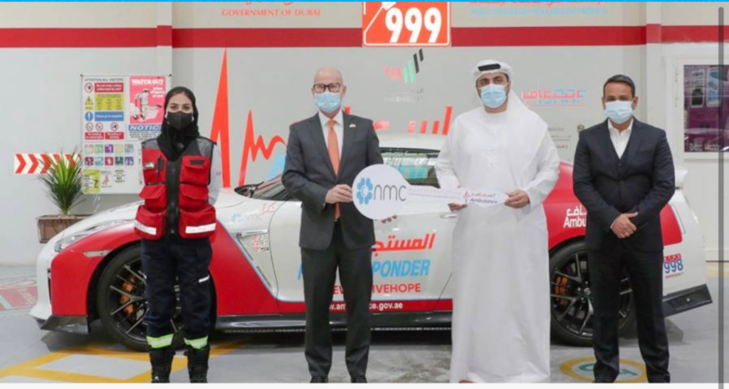 迪拜救护车队又添一跑车新成员——GTR